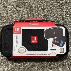 Nintendo Switch Black and Red Travel Case